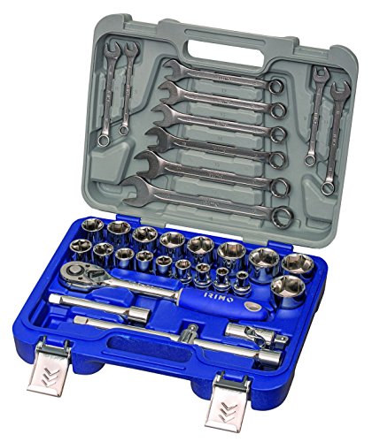 Bahco 129-33W-4 - Jeu Douille 1/2 33 Pcs 8-32 10