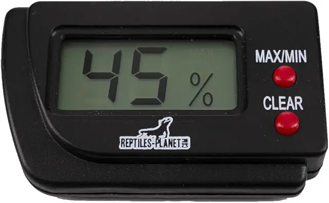 Digital Hygrometer for Reptile Terrariums - LCD Display & Accurate Probe