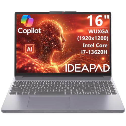 Image of Lenovo IdeaPad Slim 3i • 16 inch WUXGA FHD+ Laptop • Intel Core i7-13620H • 16GB DDR5RAM • 1TB PCle SSD • Windows 11