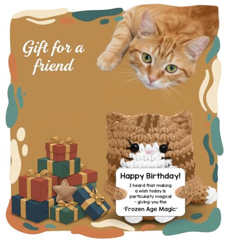 Save on Cute Crochet Cat Plush - Stress Toy & Gift with Code 64EMT7JB