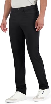 Ben Sherman Mens Performance Golf Pants Four-Way Stretch, Quick-Dry, Wrinkle-Resistant Casual Pants