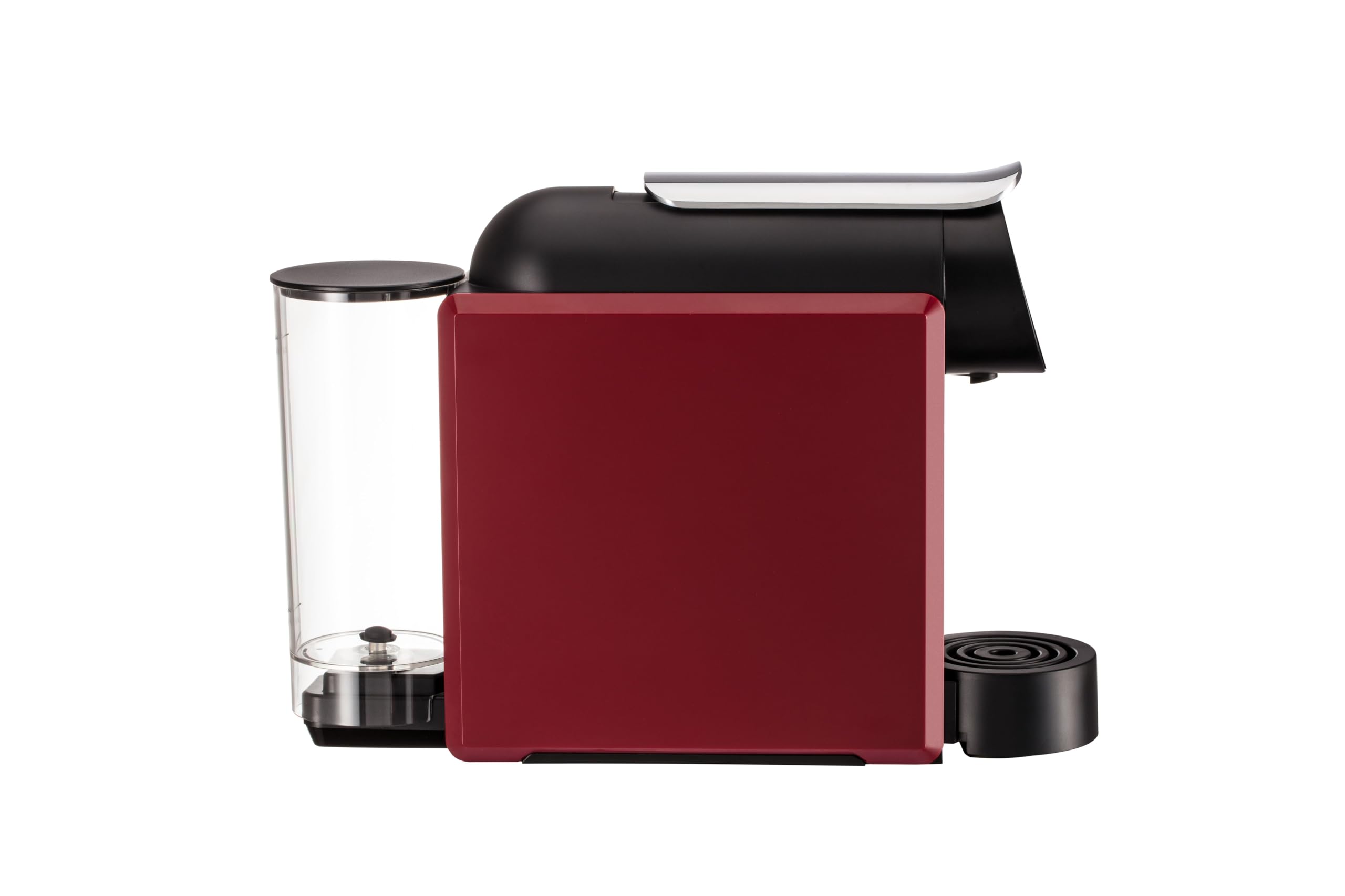 Delta Q - Mini Qool Roja - Cafetera para Cápsulas Delta Q Compacta Versátil y Minimalista - Fácil de usar