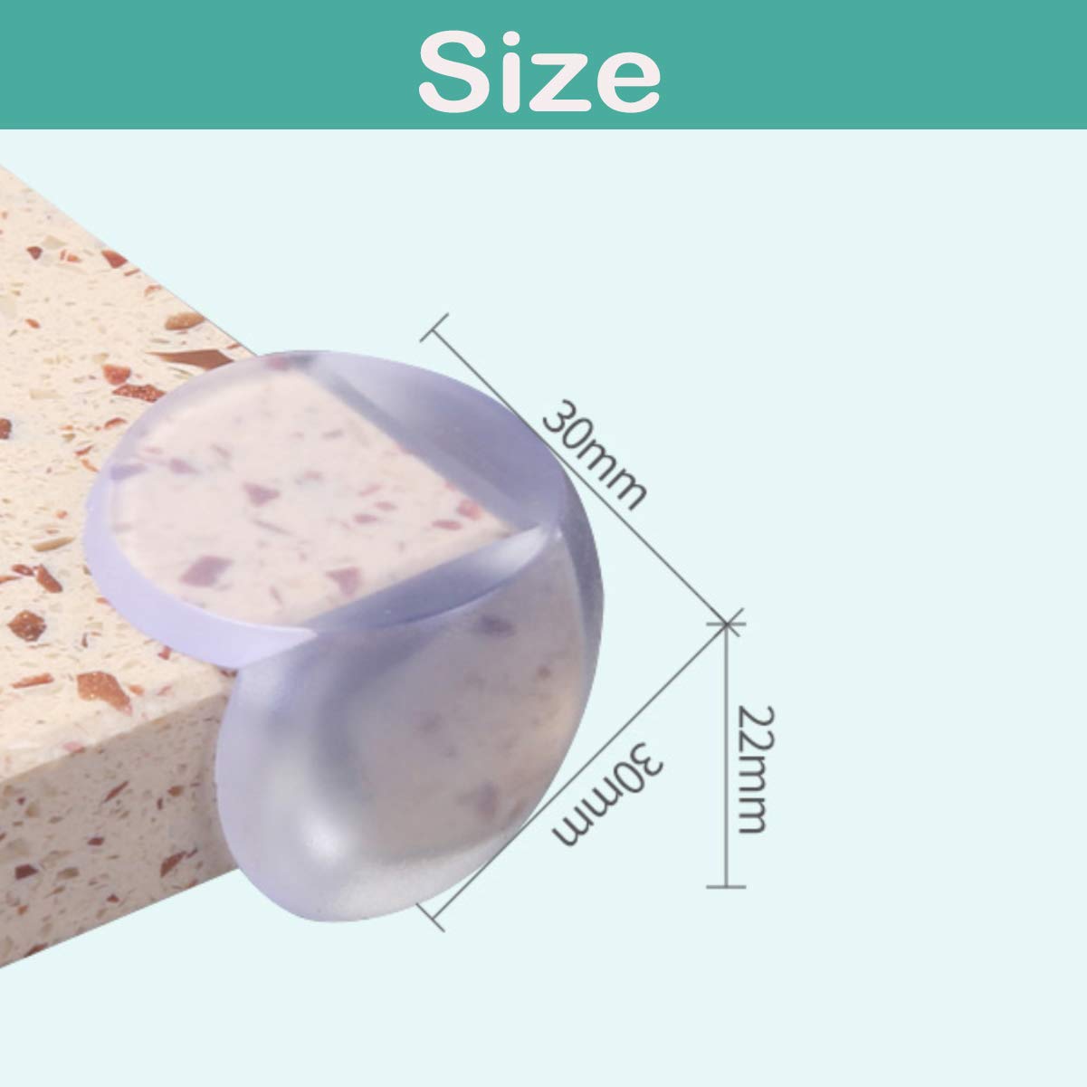 20 Protections D'angle Transparentes En PVC Souple - Pour Bords De Meubles, Sécurité Enfants, 3 Mm D'épaisseur, Autocollantes Et Amovibles