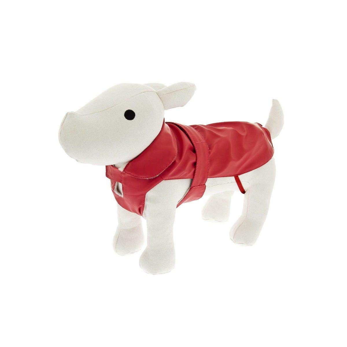 Impermeabile con imbottitura interna staccabile in pile e cotone?modello Rain?per cani 30 cm Fucsia