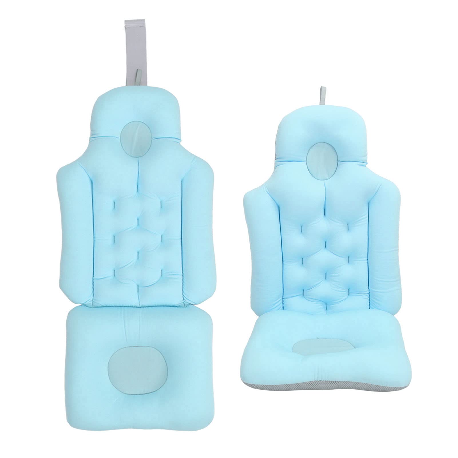 Cojín de bañera, Cojín de Apoyo para la Espalda de baño Plegable Seguro Secado rápido Transpirable para SPA en casa para