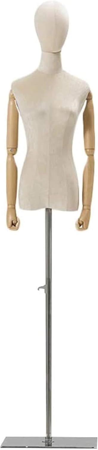 Professional Female Mannequin Torso Body Dress Form Designer Clothing Jewellery Display Stand Height Adjustable