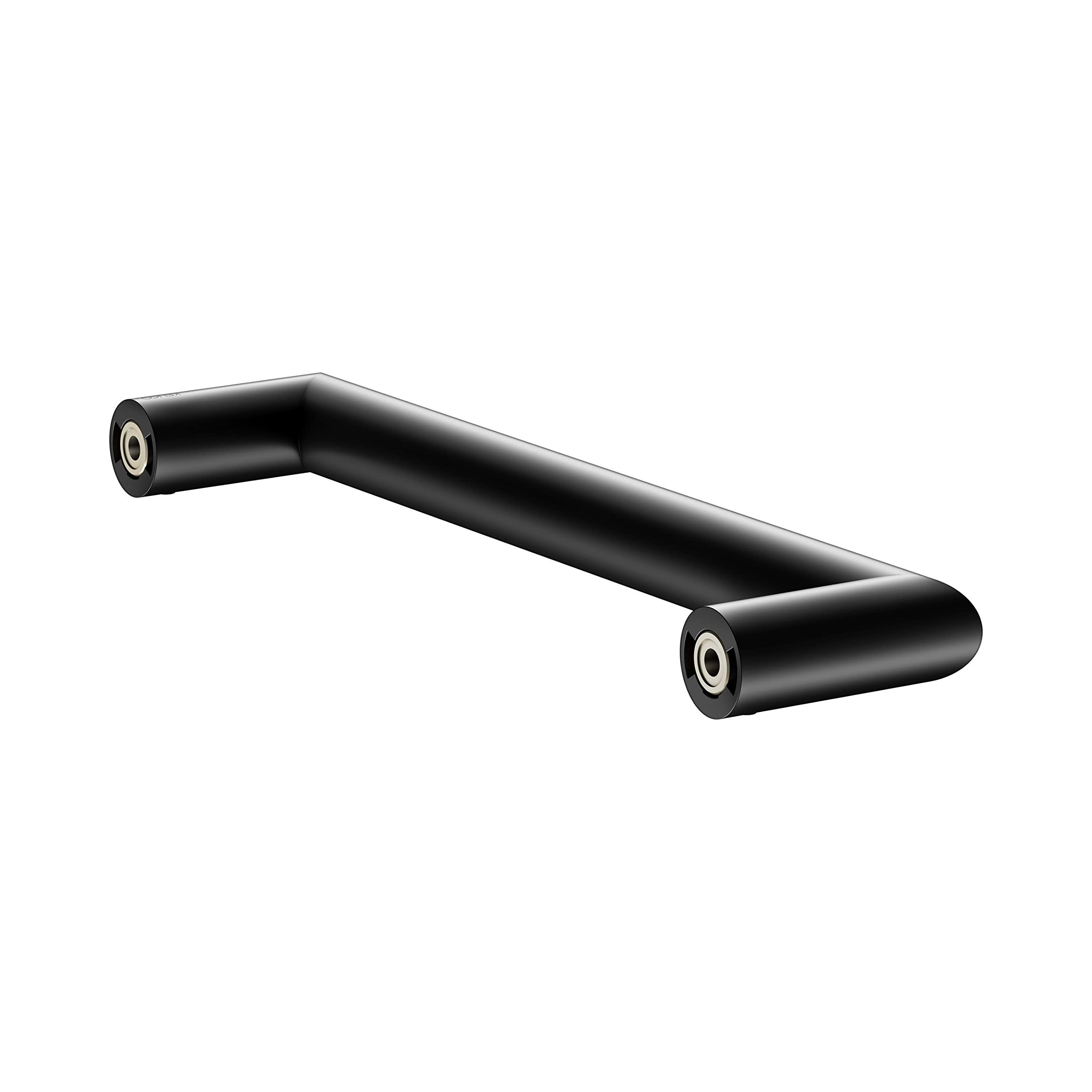 Keuco Reva Asidero 32,8 cm, negro mate, capacidad de carga hasta 115 kg | Fabricado en Alemania, para una fácil entrada y un agarre estable en bañera y ducha