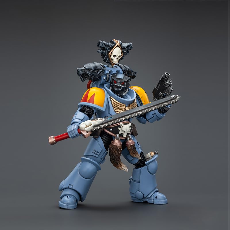 JOYTOY X Warhammer 40k Space Wolves Claw Pack Bother Gunnar 1/18 Action Figure
