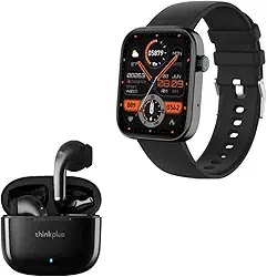 Smartwatch COLMI P71 e Fones de ouvido LP40 PRO, com 90 dias de garantia de fabricação, Combo T&T ELECTROTECH 039.