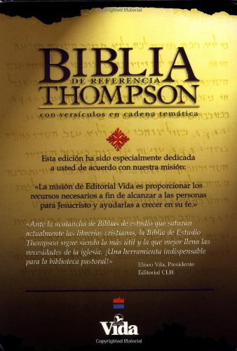 Bíblia de Referencia Thompson Tela Rojo Oscuro [Spanish] 082971443X Book Cover
