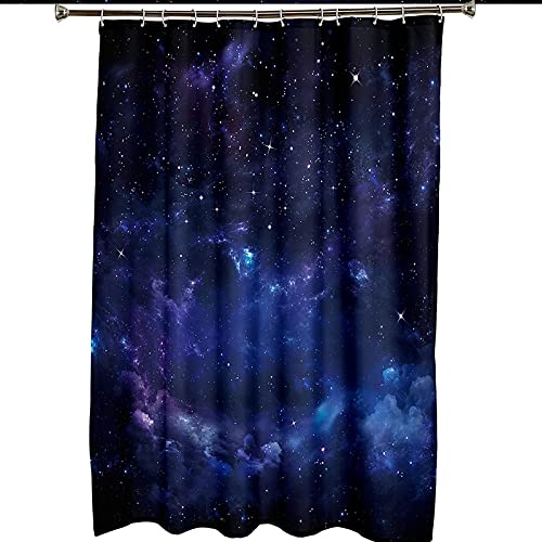 Rideau de douche nébuleuse 180x200cm polyester anti moisissure pour baignoire - 7