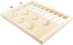 Papagaio Hamster Escalada Escada Escalada Roedor Pássaros Ponte Suspensa Exercício Brinquedo Engraçado Brinquedo de Madeira Hamster Ponte para Ratos Lemmings Esquilo