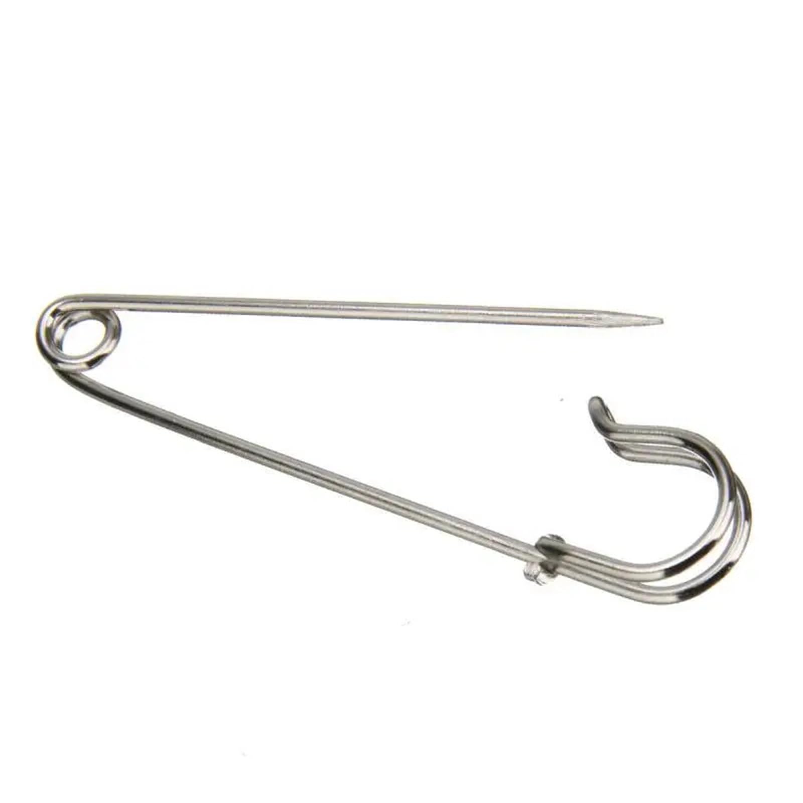 Broche Épingles en Acier Inoxydable 30/38/50/60/65/70/75mm, Outils de Couture, Aiguilles, Grande Broche, Accessoires for vêtements(65mm 10pc)
