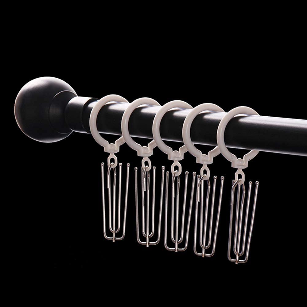 Lot de 24 crochets épais pour rideaux à plis pincés, rideaux de porte et de fenêtre. | Leroy Merlin