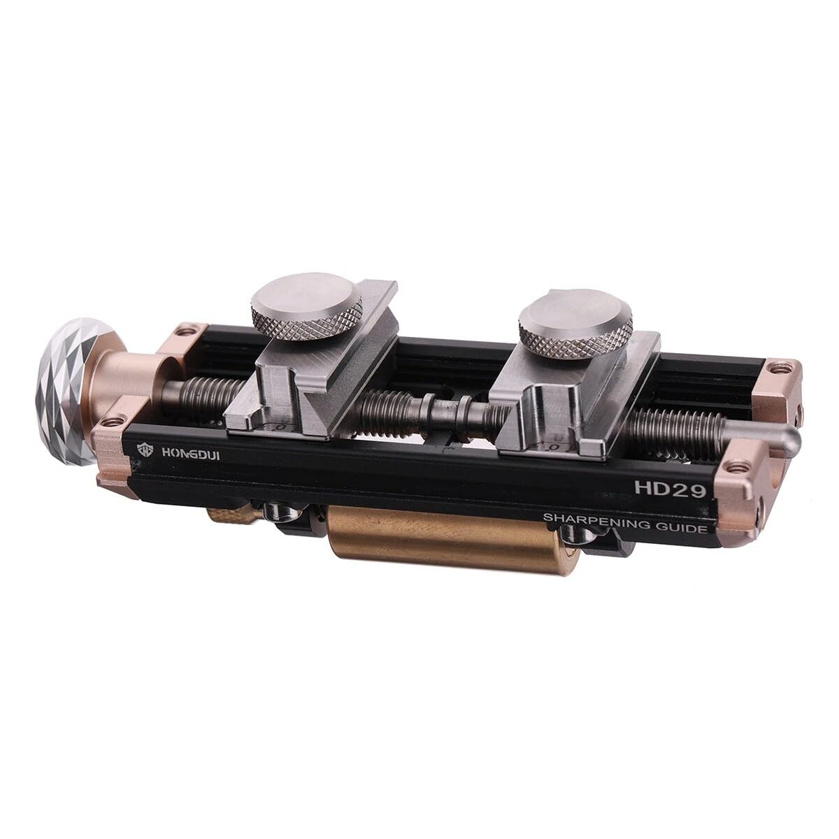 HONGDUI HD29 - Guida per smerigliatura, sistema di affilatura per la lavorazione del legno, set per affilatura scalpello, ganascia di prolunga, guida per levigatura (per lame pialle corte) - ganasce
