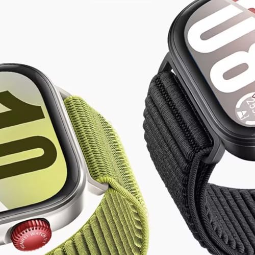 Image of Printme Nylon Sport Band Compatible with Apple Watch Band 44mm 45mm 46mm 49mm 42mm, Stretchy Trail Strap Elastic belt for iWatch Series 11 10 9 8 7 6 5 4 SE Ultra / 2 /3