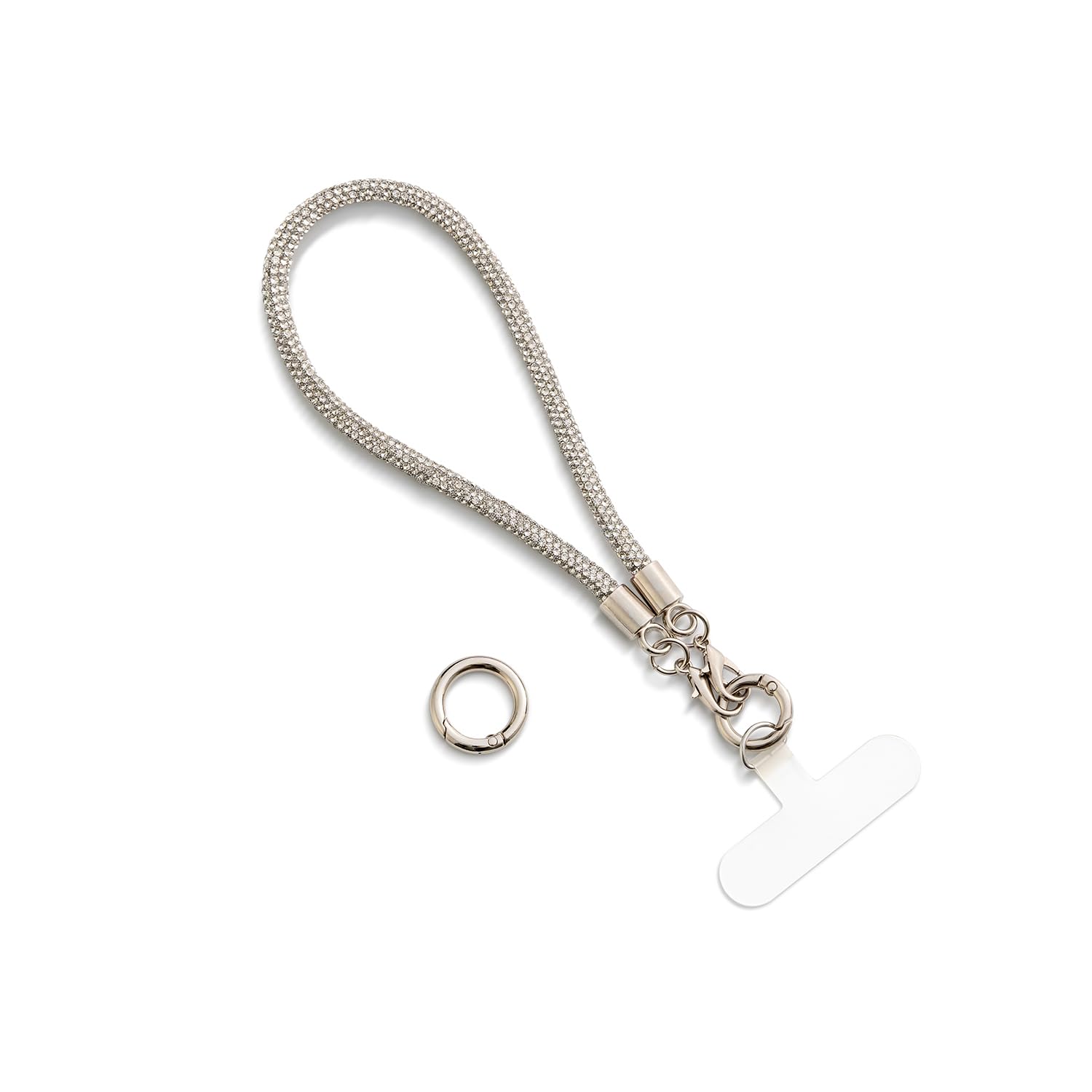AOKSUNOVA Mobile Phone Chain Lanyard Glitter Mobile Phone Chain Short Mobile Phone Strap Hand Strap-image-13