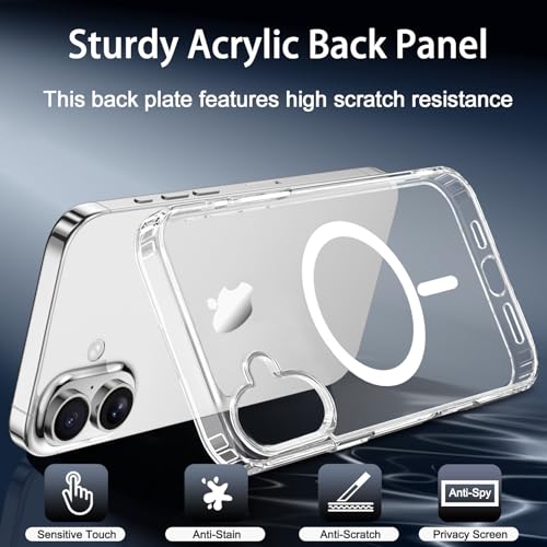 Image of for iPhone 17 Case Clear with Privacy Screen Protector