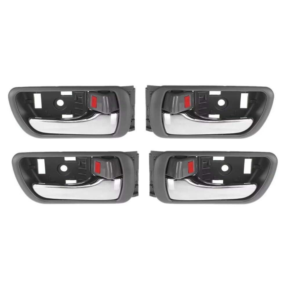 HRTLSS Door Pull Handle Inner Trim for Camry CV36 2002-2006 69206-33030LH 69205-33040RH 4Pcs Interior Inner Inside Door Handle
