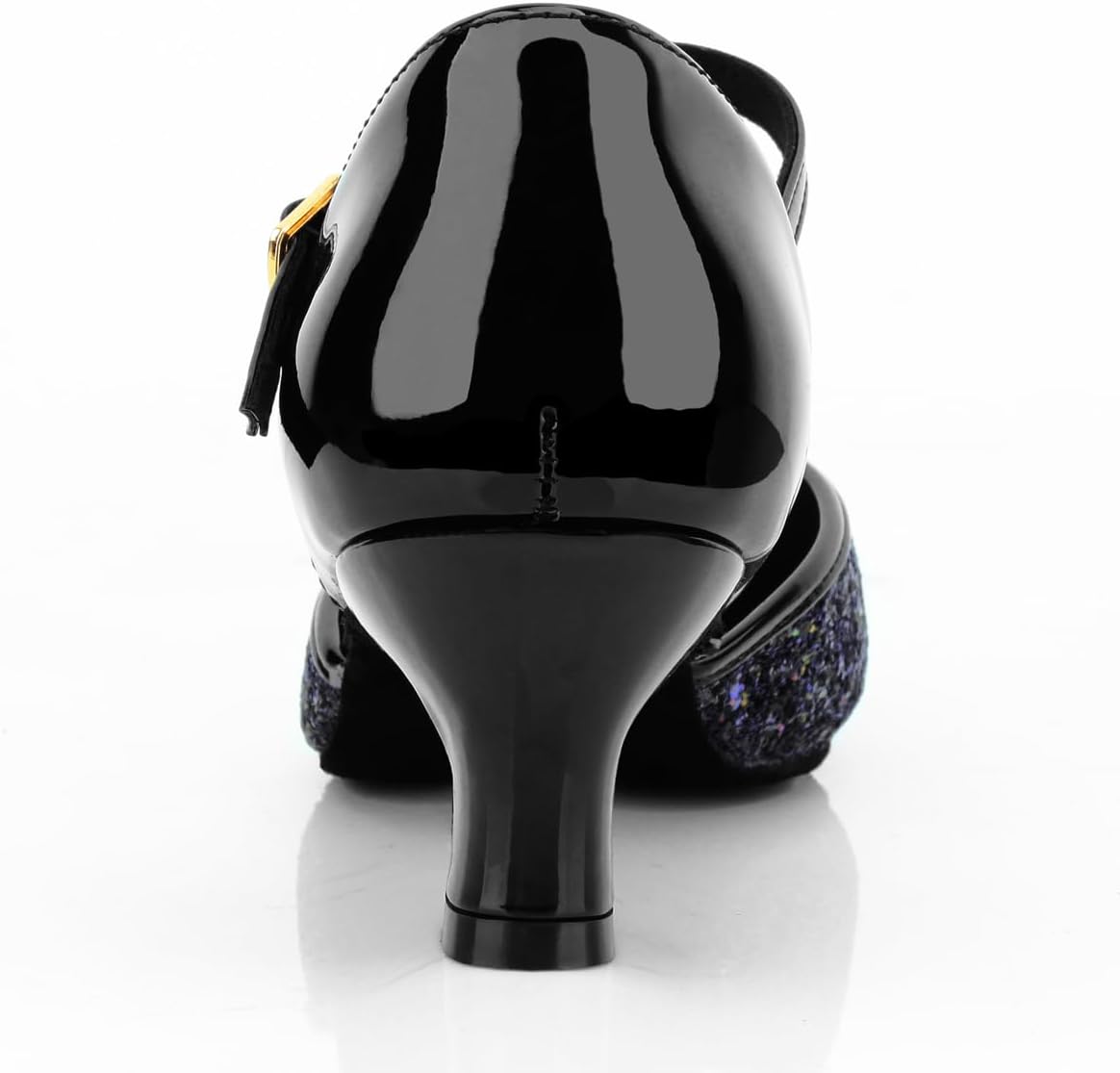 Keemi 1920s Shoes Ballroom Dance Shoes for Woman, Sequin Dancing Pumps Low Heels for Latin Tango Character Party - Image 5
