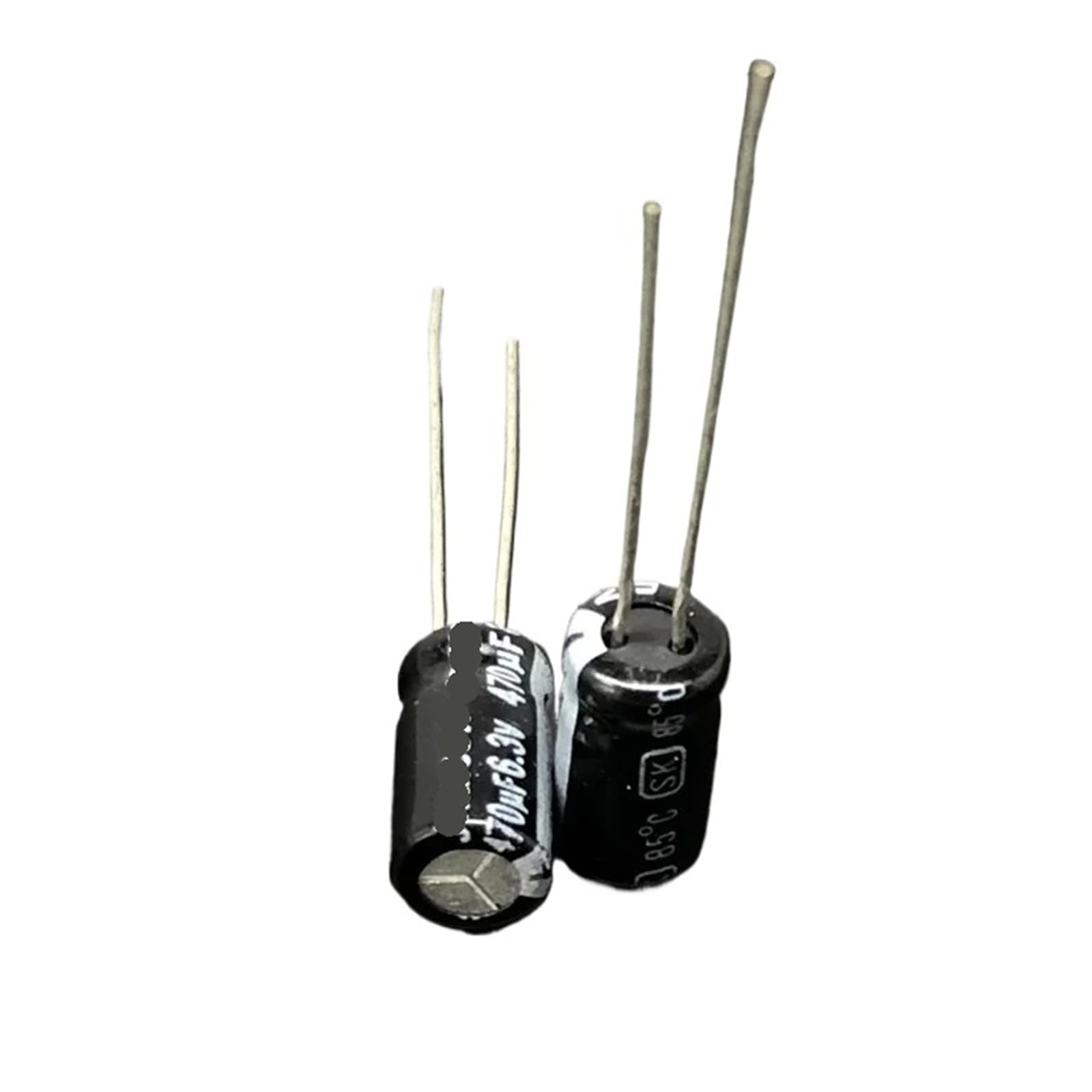 Condensateurs électrolytiques aluminium SK 470 uF 6,3V à haute durabilité thermique