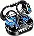 Auriculares inalámbricos Bluetooth Deportivos, Auriculares Bluetooth 5.4 HiFi Estéreo con 4 HD Mic, 50H Cascos Inalambricos con Cancelacion Ruido ENC, IP7 Impermeable Cascos para Running/Pantalla LED