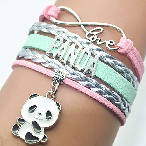 HCChanshi Panda Charm Bracelet - Infinity Love Design For Women Men Adult Panda Fans and Lovers2