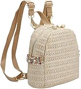 Amazon | [Pugrwei] 麦わら リュック バッグ レディース 草編み