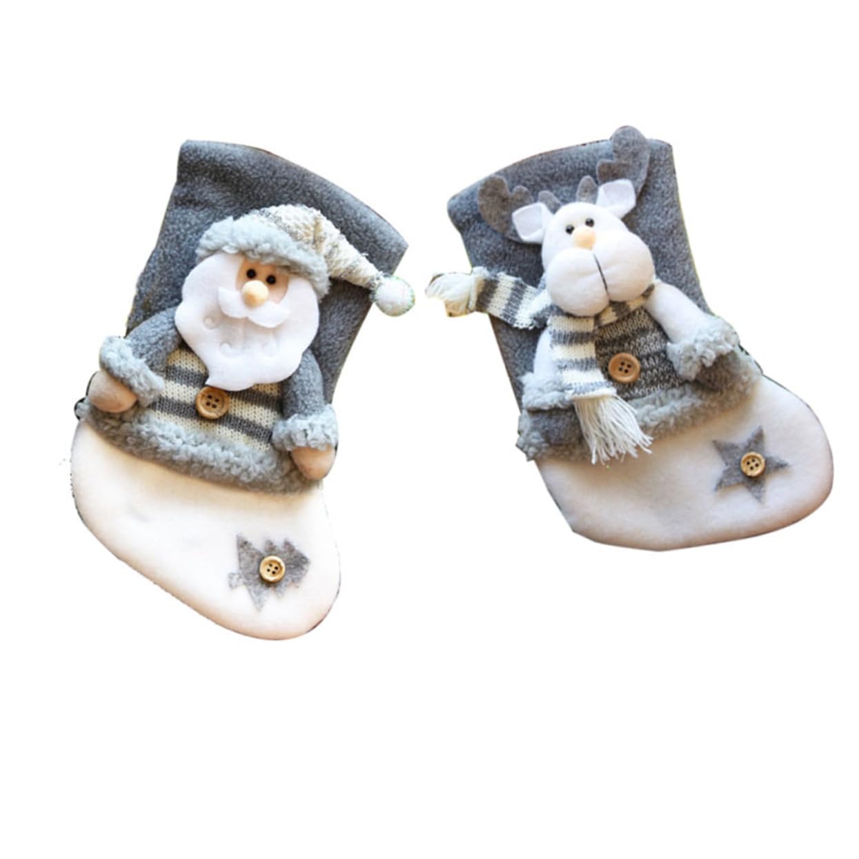 9 Stk strümpfe Weihnachtsgeschenke Geburt Kaminstrumpf Socken für kleine Weihnachtsgeschenk Socke tüte Erdfarben bilden