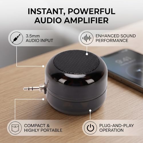 Altavoz de entrada de línea portátil para solucionar audio bajo 4