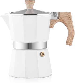wedrink Stovetop Espresso Maker 3 Cups Moka Pot Cuban Coffee Maker Stovetop Coffee Maker Moka Italian Espresso150ml