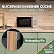 WALDWERK Mikrowelle 20L, 700 Watt - einfache Bedienung mit Drehknöpfen und edles Design