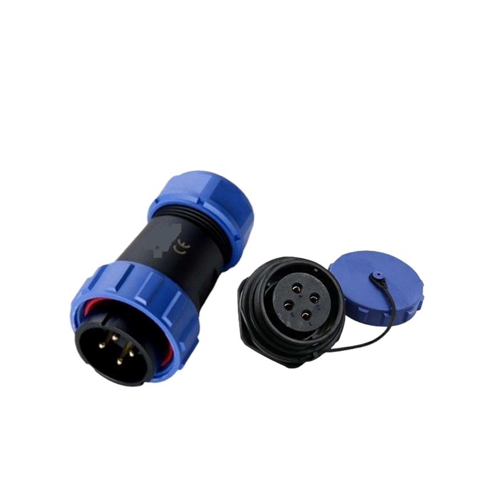 Conector industrial SP2910/P2 reversible con tuerca trasera SP2912/S3 antivibración