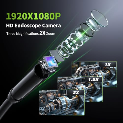 Plostwr CB1 Endoscope Camera With Light, 4.3 Inch Inspection Camera thumb #2
