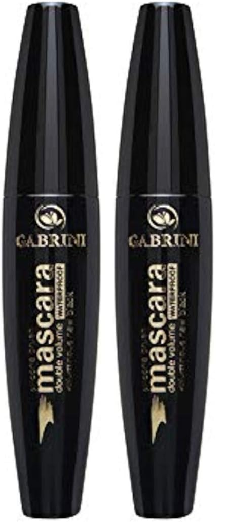 Gabrini Silicone Brush Mascara Waterproof (2 paketi)