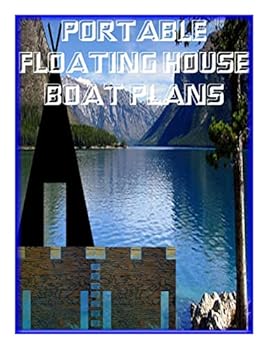 Paperback Portable Floating Houseboat Plans Book