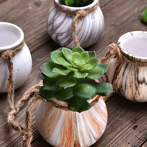 Pots de fleurs suspendus intérieur extérieur pour succulentes - 7