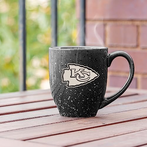 Image of Rico Industries NFL Football 16 oz Team Color Laser Engraved Speckled Ceramic Coffee Mug