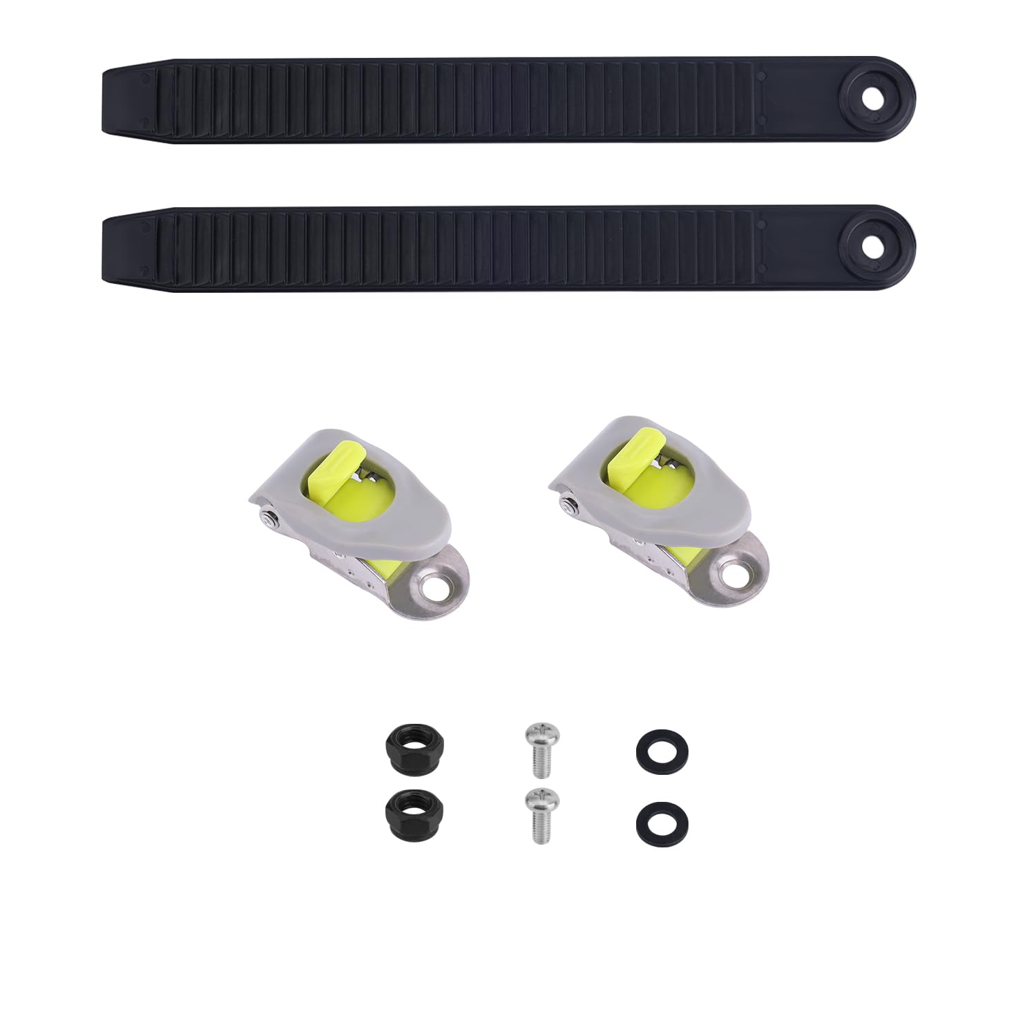 BOXOB 2uds Correas de Tobillo para Snowboard con Hebillas Negras Duraderas