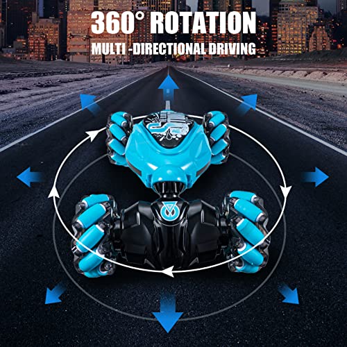 Kunisjoy 1:14 Gesture Rc Car Large Remote Control Car For Boys,Hand Controlled Rc Car, All Terrains Monster Trucks For Boys Rc Stunt Car 360° Flips For Age 4-12 With Lights Music #TOP4