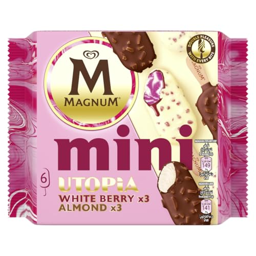 Magnum Mini Double Berry Utopia & Almond Ice Cream 6 x 56ml