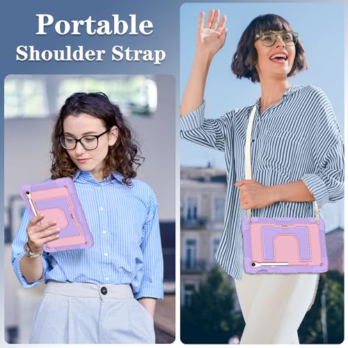 Coque Samsung Tab S9 FE Antichoc avec Support et Porte-Stylet