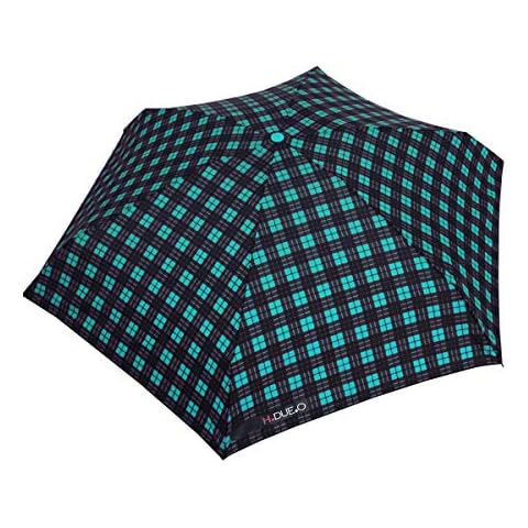 H.DUE.O Micro Open Close Umbrella in Turquoise Cover