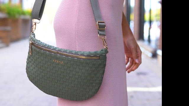 Amazon.com: KEDZIE Terrace Woven Crossbody Bag Adjustable Strap