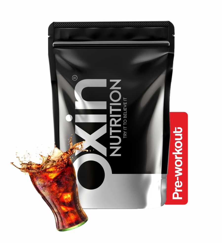Oxin Nutrition Pre Workout 3X Caffeinated Punch With Vitamin C - Preworkout Drink - Zero Sugar - Pre Workout Natural - Preworkout Supplements Powder (Cola Crush 100g) (B08W4K461V) Amazon Price History, Amazon Price Tracker