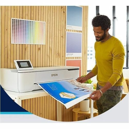 epson surecolor t2170 24-inch desktop wireless poster cad plotter printer  precisioncore printhead  all-pigment durable inks