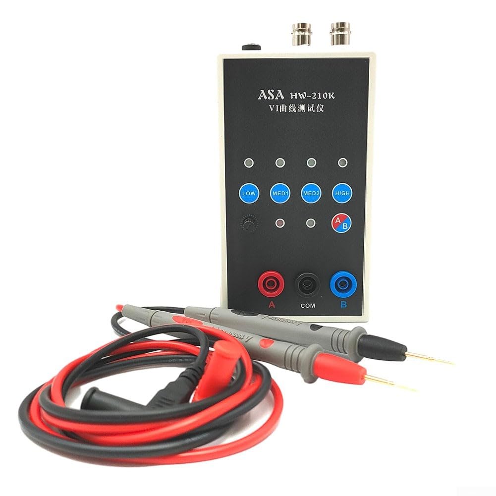 Hw210k Curve Dualchannel Vi Probador de mano Placa de circuito de frecuencia Detección en línea de 4 niveles para tener y excavación compatible analógica
