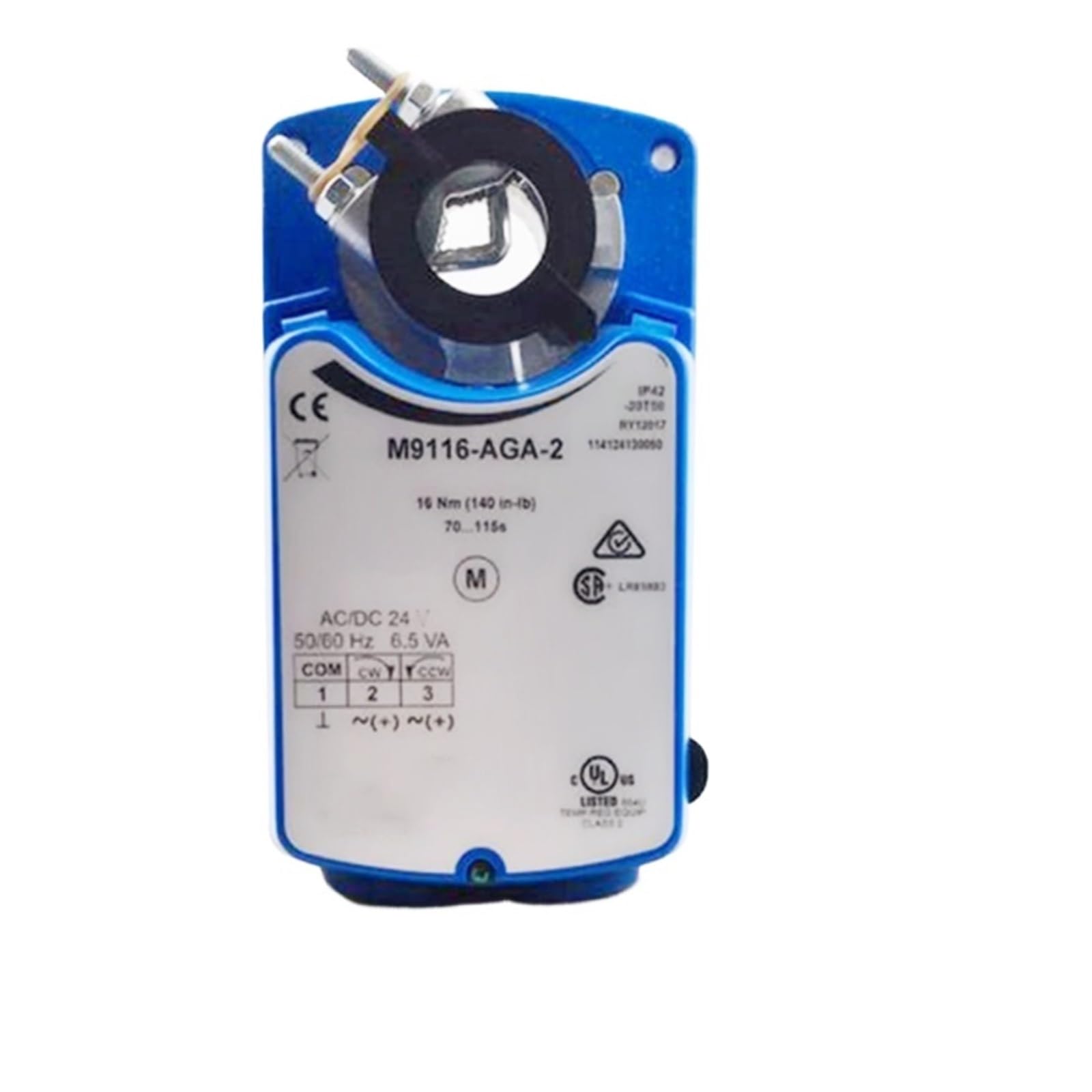 Electric Air Valve Actuator - M9108 / M9116 / M9124 Series, 24Nm Torque, For HVAC Control Systems