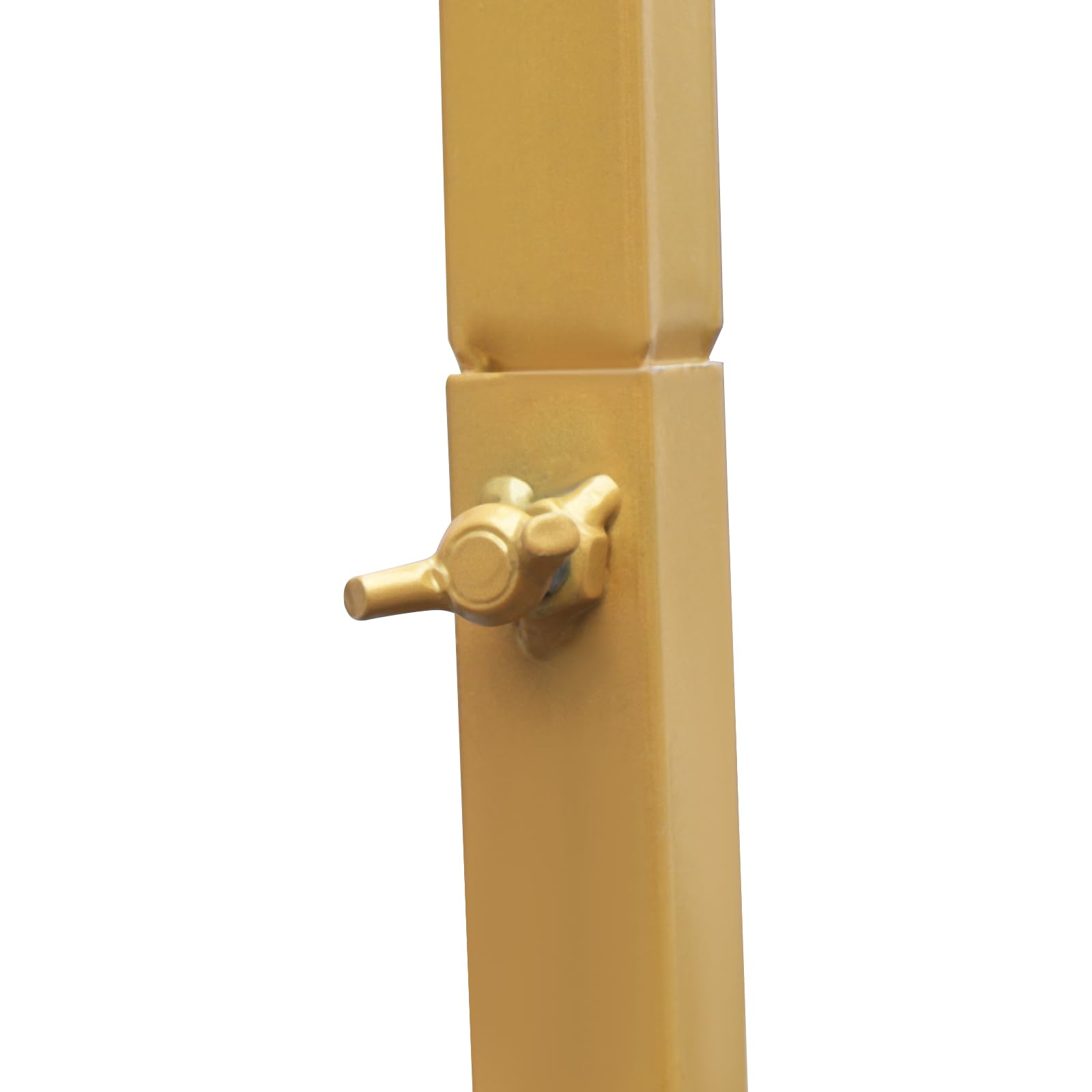 Metall Hochzeitsbogen Ballonbogen Goldener Rechteckig Metallrahme Luftballon Blumenbogen Hintergrundständer für Zeremonie, Geburtstagsfeier, Garten 280x162x55 cm