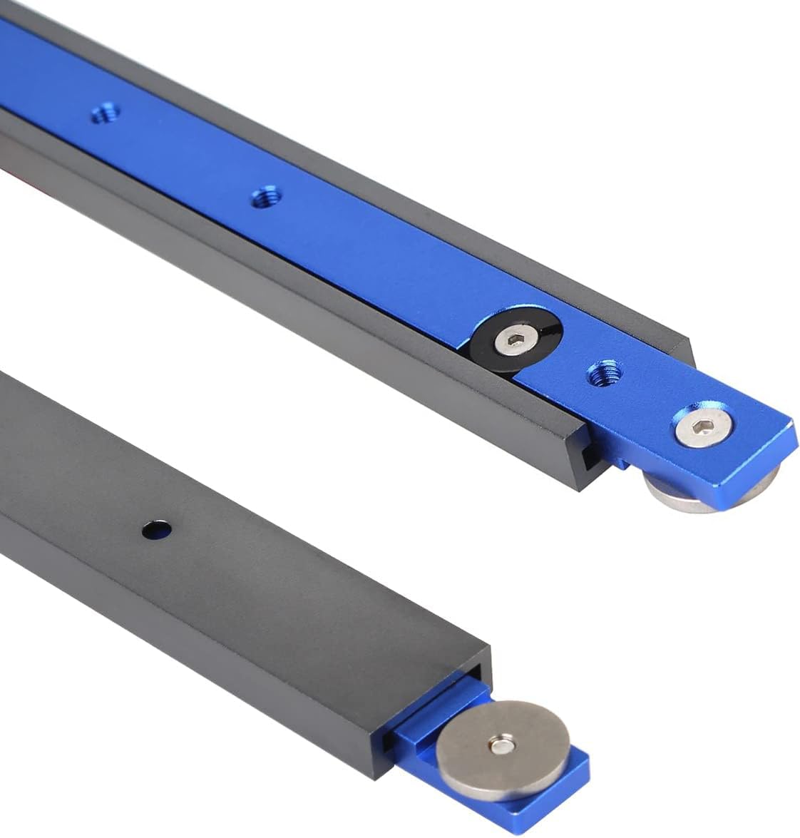 Joyzan Miter Bar, 450mm /300mm Aluminium Alloy Miter Bar Slider Table Saw Gauge Rod Rail Miter Guage Bar Wood Working Tool For Jigs Fixtures Sleds Router Tables General Woodworking